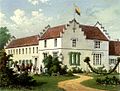 Nassenheide Schloss, the family estate by Alexander Duncker ex wikipedia