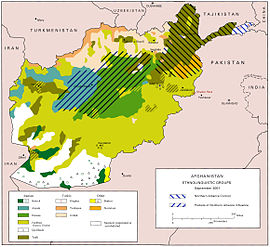 Ethnolinguistic map of Afghanistan ex wikipedia