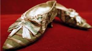Marie Antoinette silk slippers