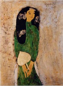 Girl With a Fan by Công Quốc Hà Source: Wikipedia