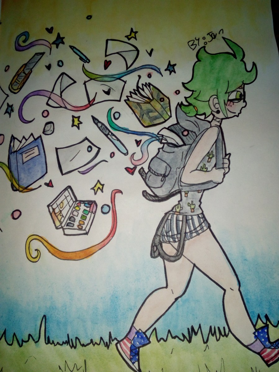 Allia Jen Yousef Artist Inside Out - my Backpack 'Sac a Dos'