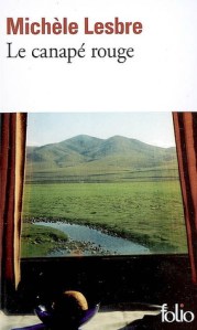 le canapé rouge the red sofa Michèle Lesbre WIT Month