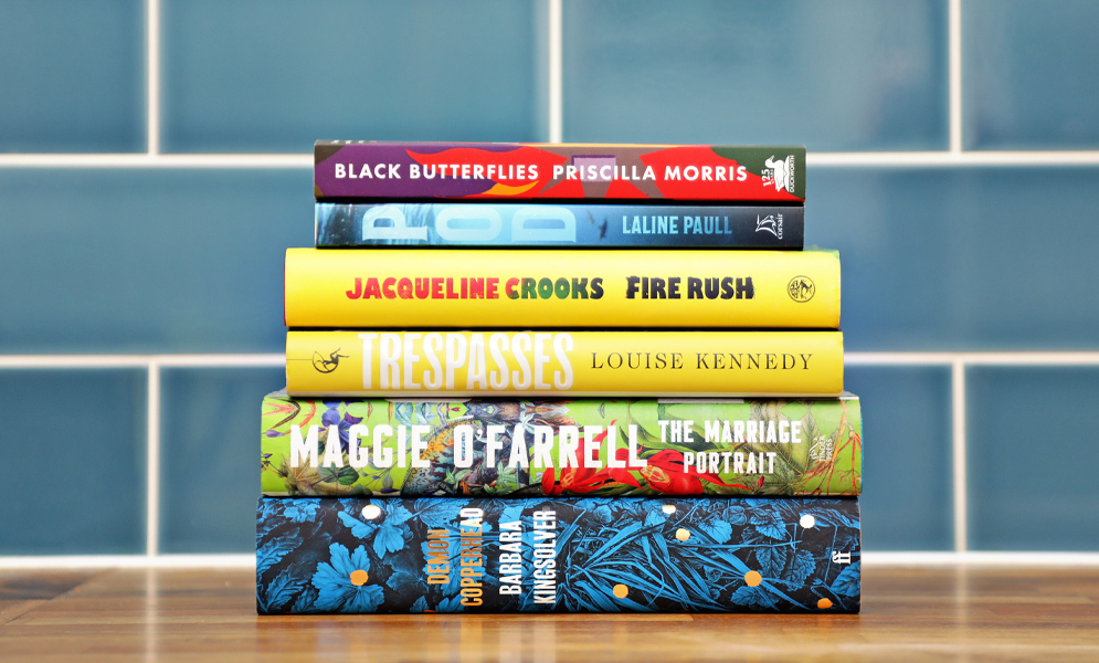 Black Butterflies by Priscilla Morris Pod by Laline Paull Fire Rush by Jacqueline Crooks Trespasses by Louise Kennedy The Marriage Portrait by Maggie O’Farrell Demon Copperhead by Barbara Kingsolver
